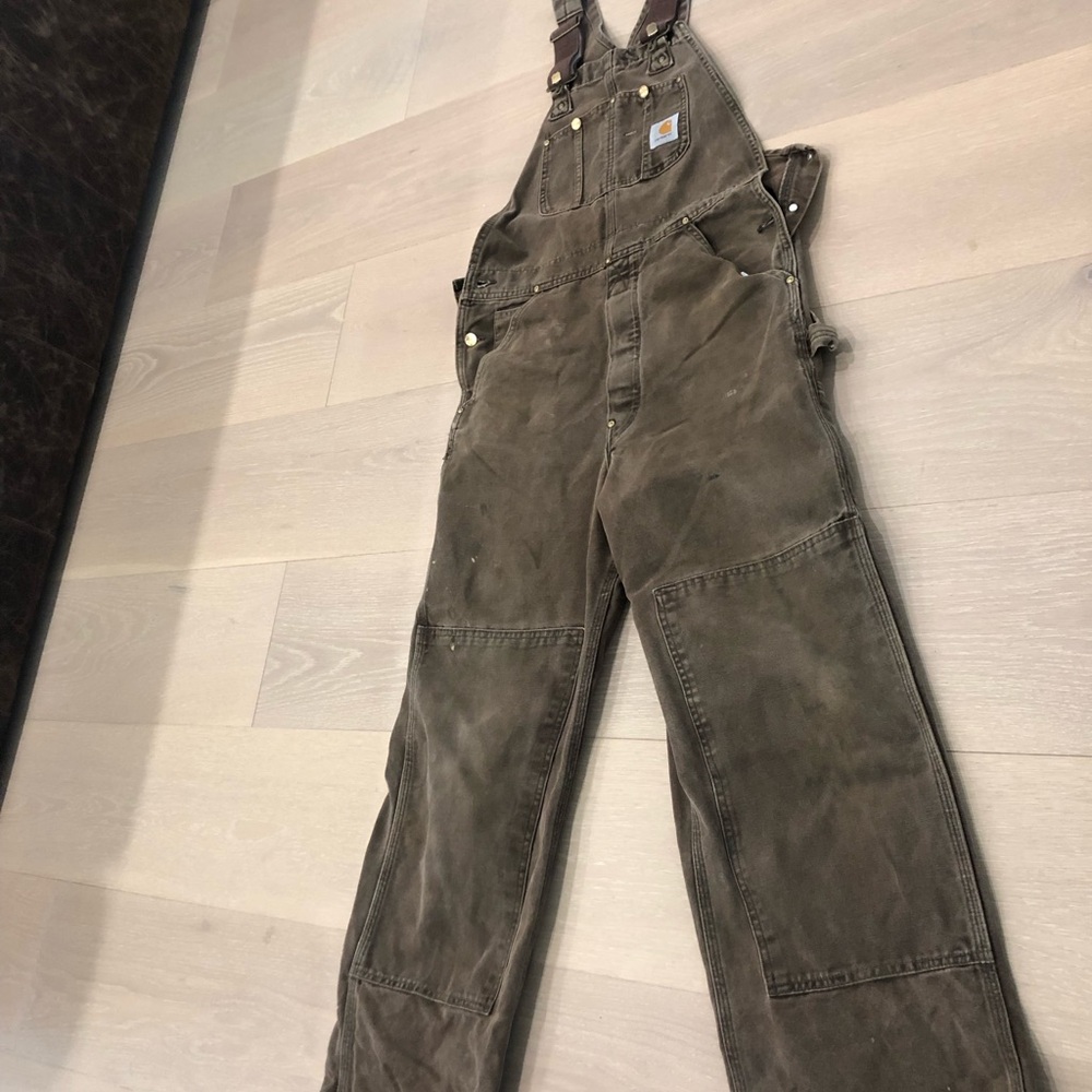 Carhartt Brown Men’s Cargo Overalls